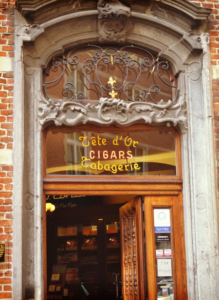 Tete d'Or: a cigar shop in Bruxelles