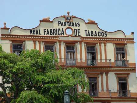 Old Partagas factory in Habana